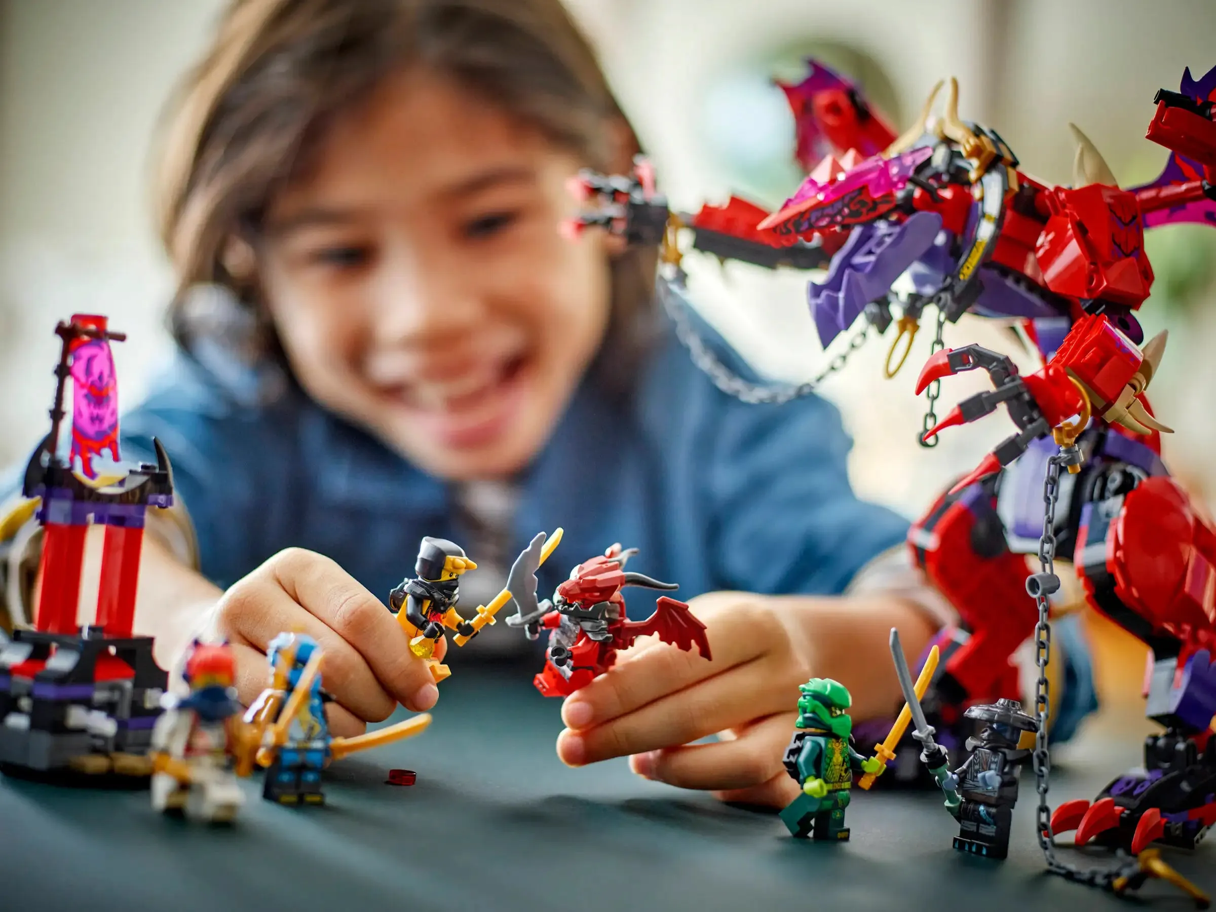 LEGO NINJAGO 71832 Thunderfang Dragon of Chaos