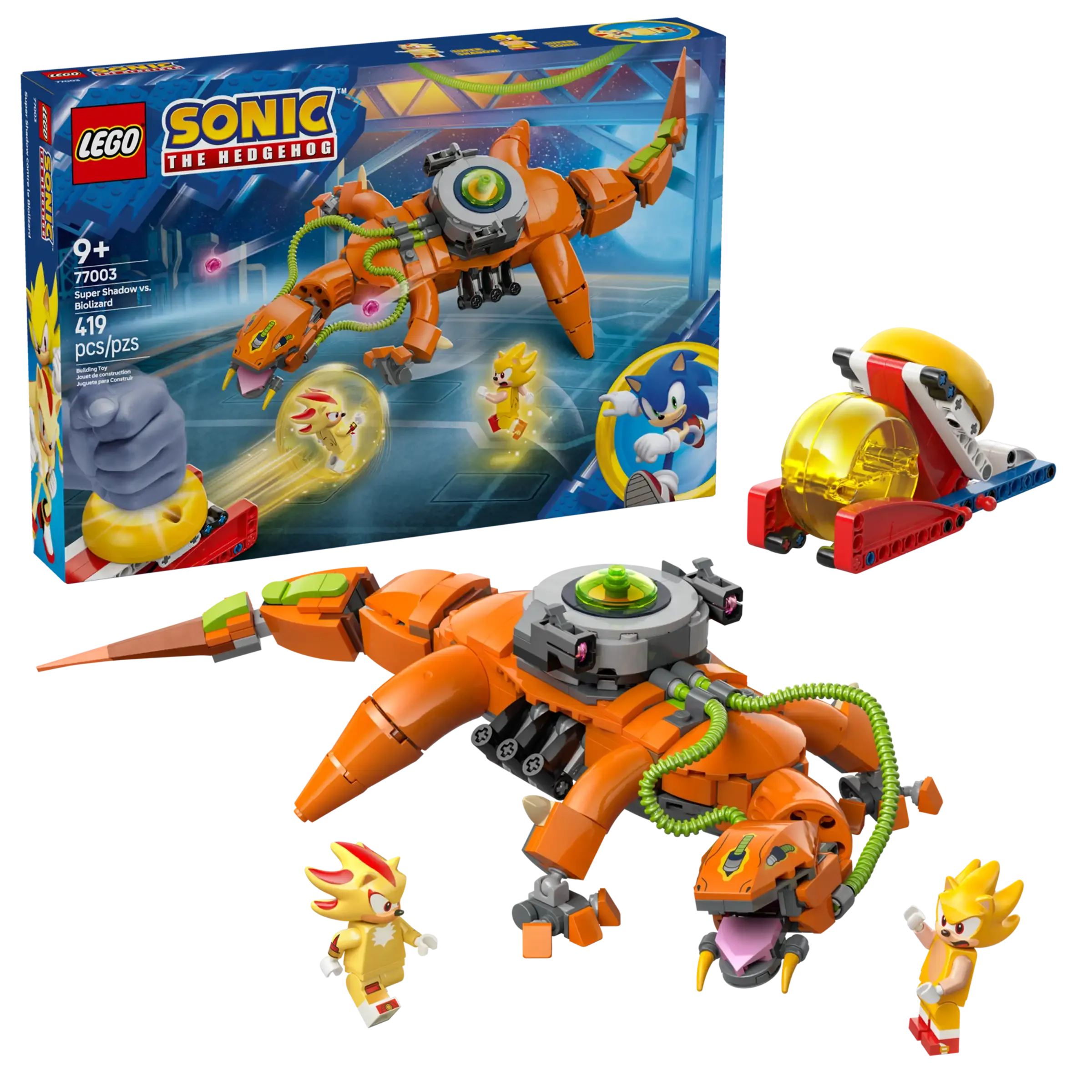 LEGO SONIC 77003 Super Shadow vs Biolizard