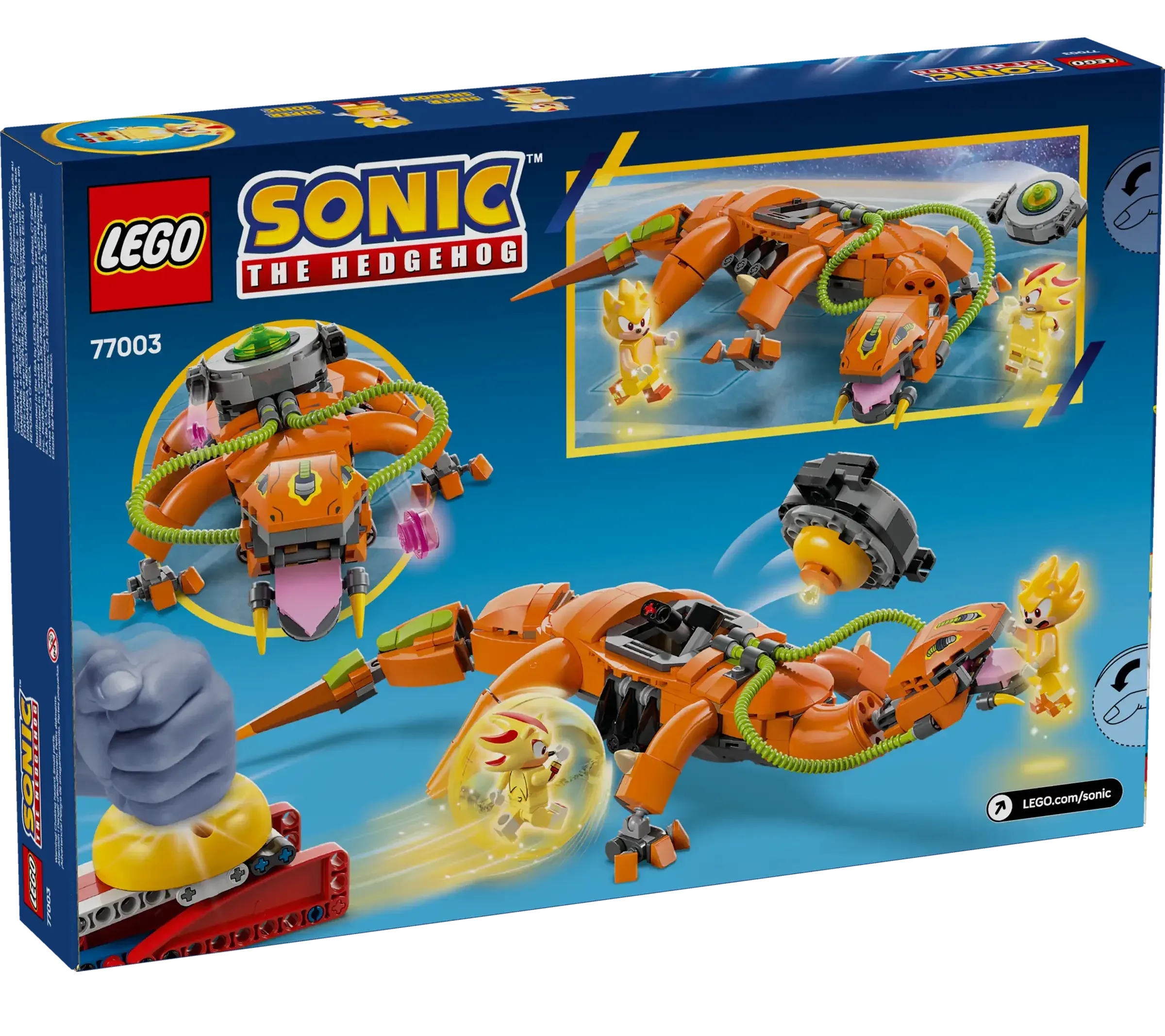 LEGO SONIC 77003 Super Shadow vs Biolizard