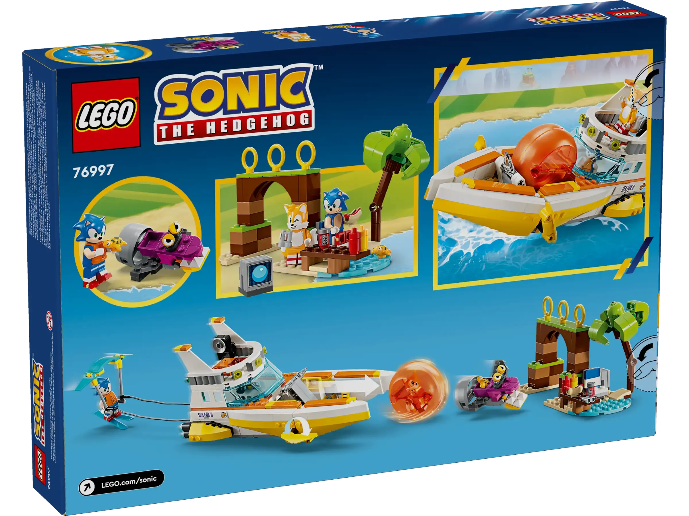 LEGO Sonic the Hedgehog 76997 Tails' Adventure Boat