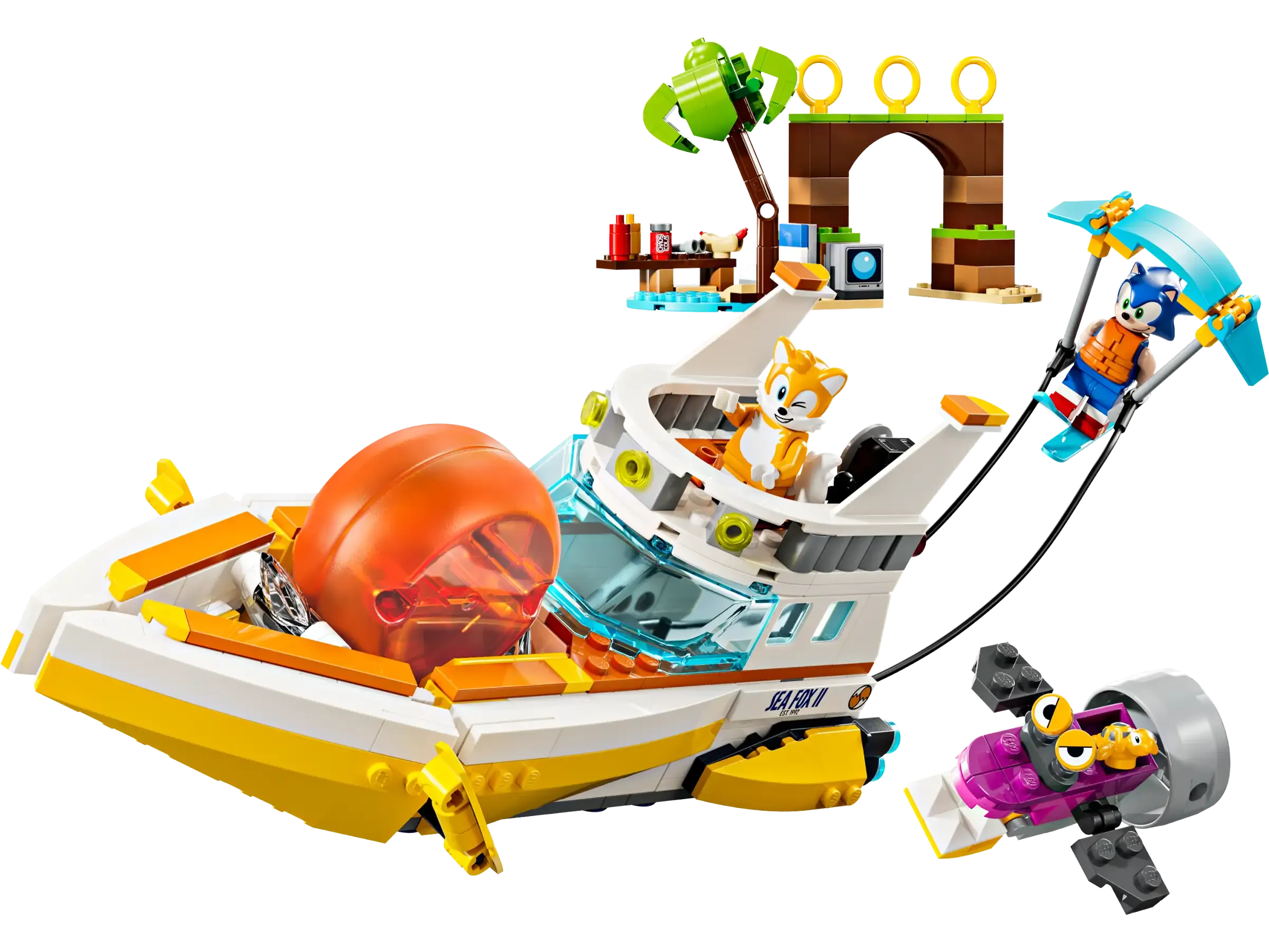 LEGO Sonic the Hedgehog 76997 Tails' Adventure Boat