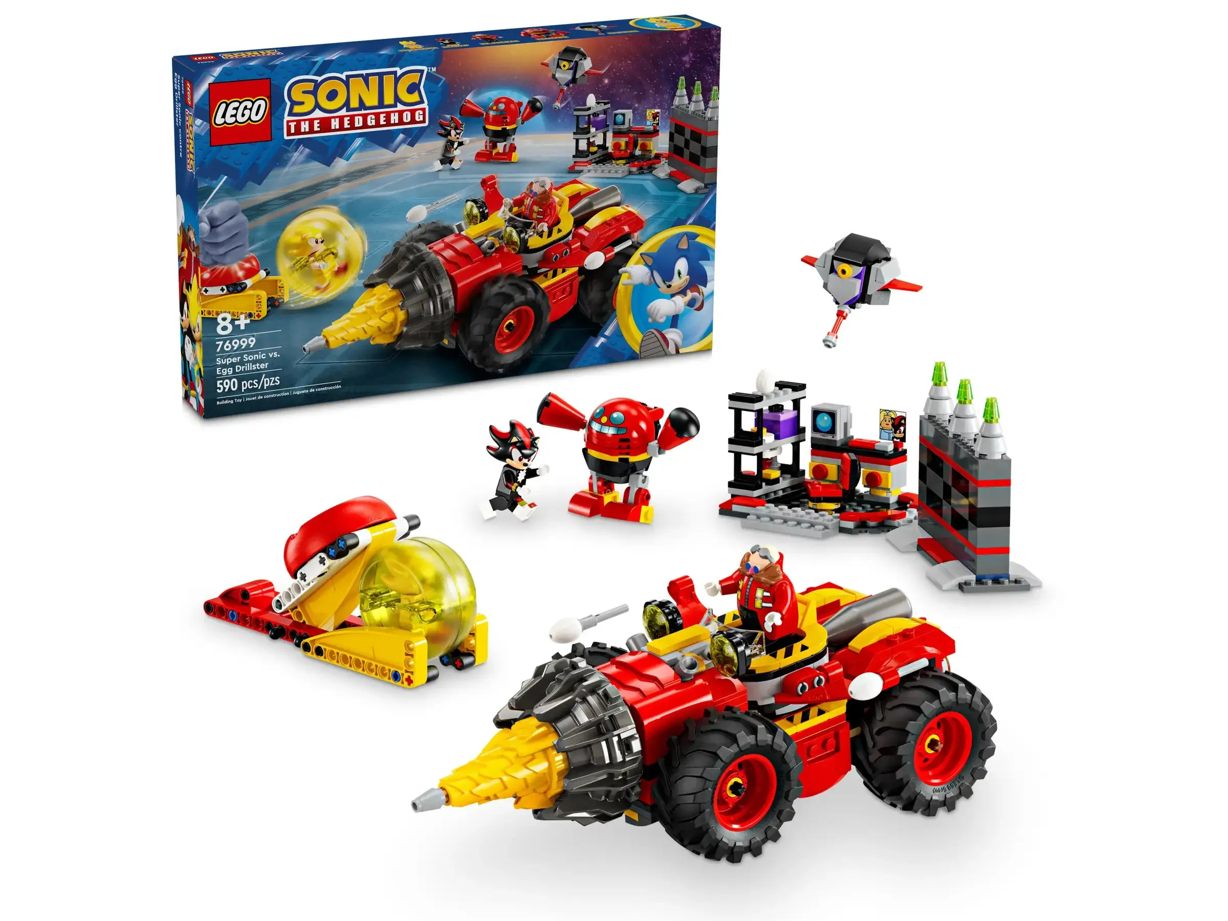 LEGO Sonic the Hedgehog 76999 Super Sonic vs. Egg Drillster