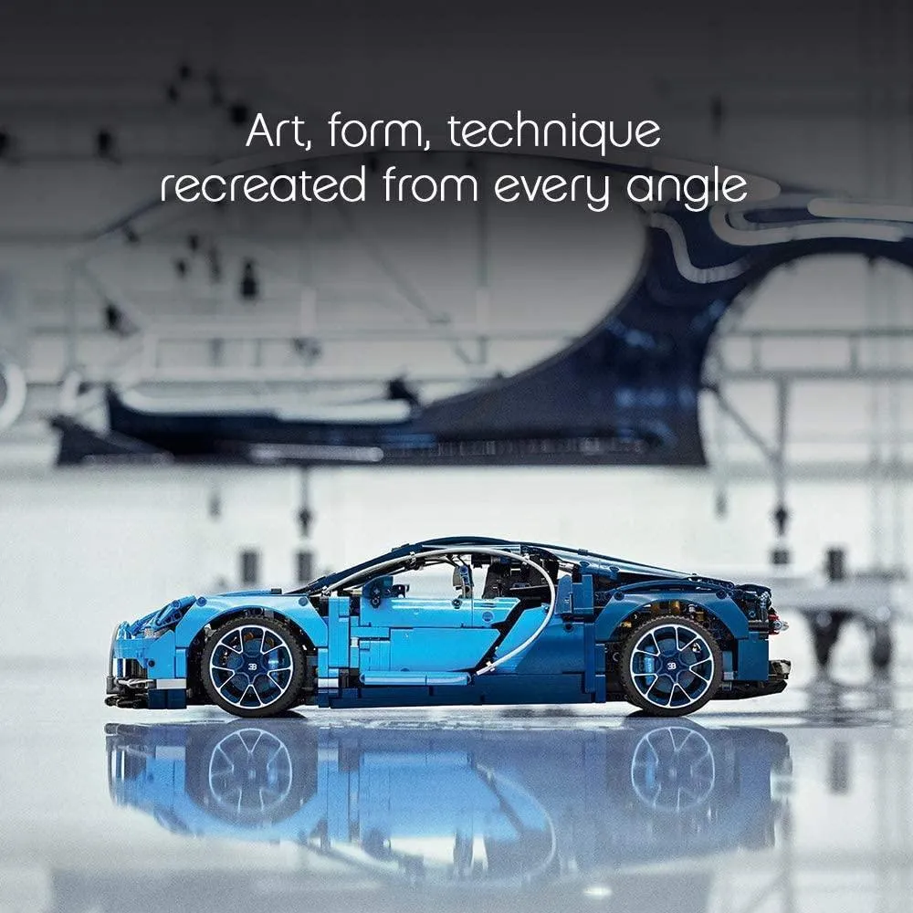 LEGO TECHNIC 42083 Bugatti Chiron Super Sports Car Exclusive Collectible Model, Advanced Building Set