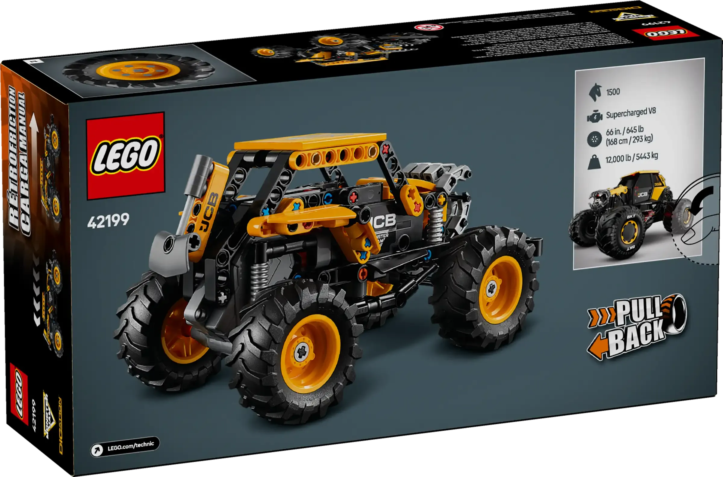 LEGO TECHNIC 42199 Monster Jam DIGatron Pull-Back