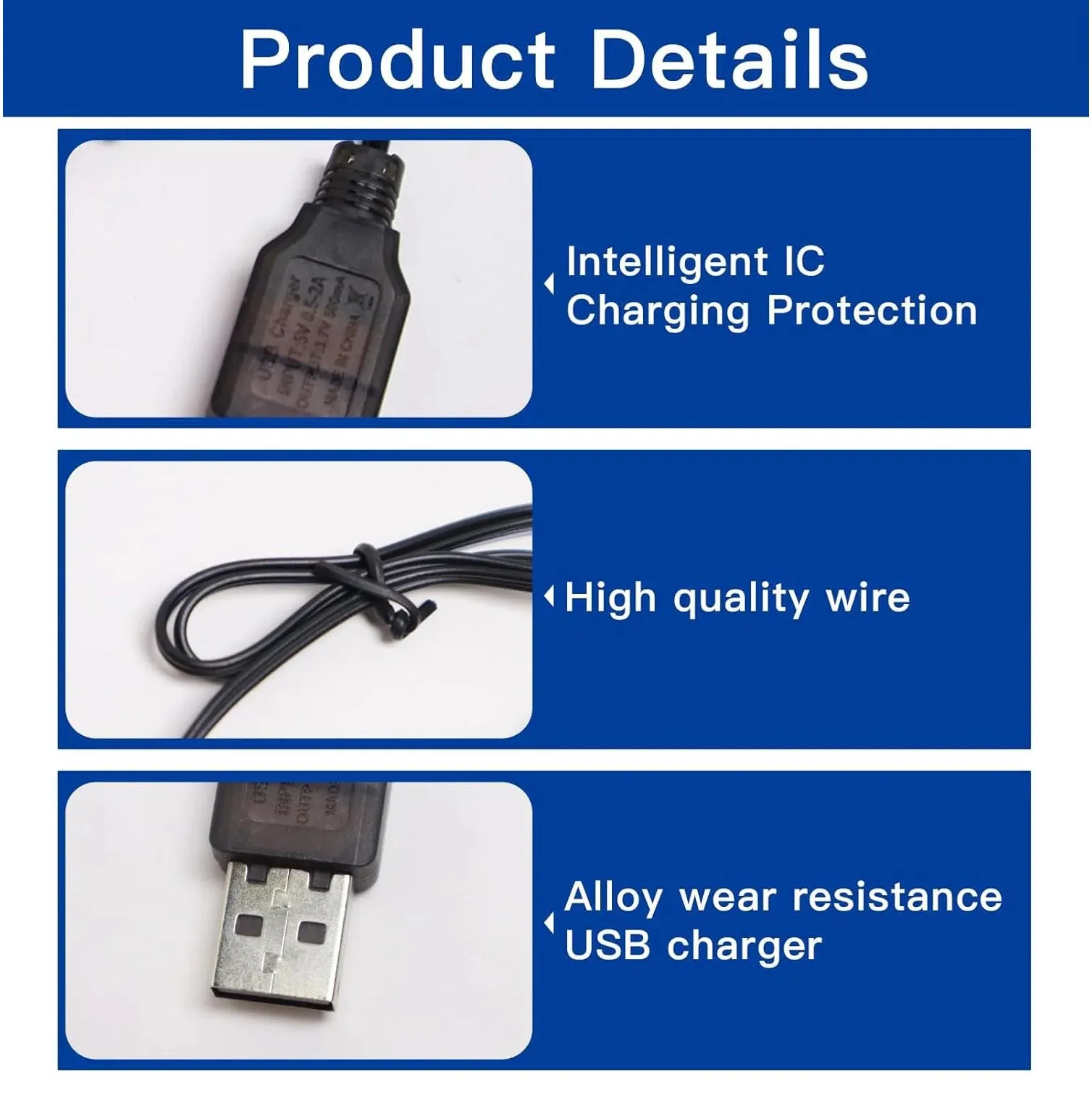 Lithium USB Battery Charger 3.7V 400mA 2-PIN