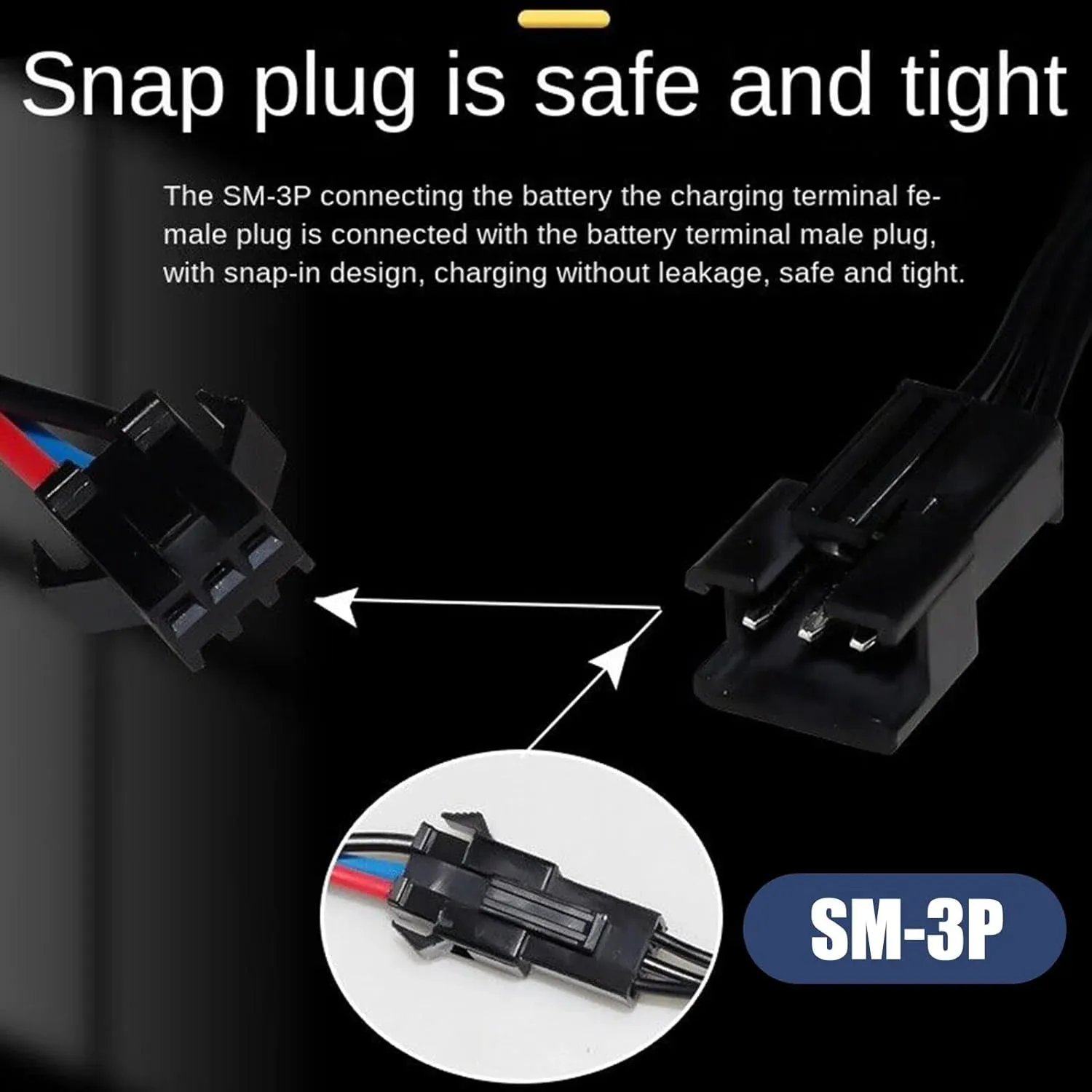 Lithium USB Battery Charger 7.4V 1000mA 3-Pin