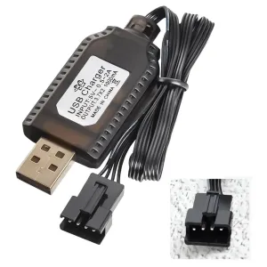Lithium USB Battery Charger 7.4v 500mA 4-PIN