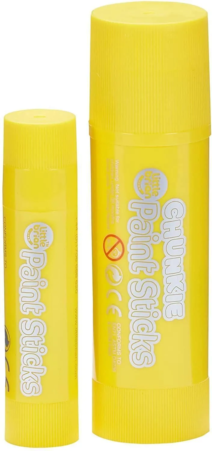 Little Brian Chunkie Paint Sticks - 12 Assorted Colours