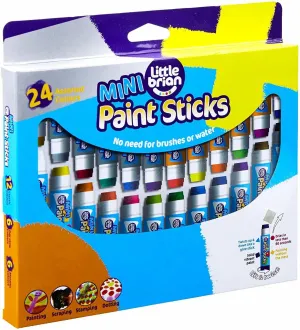 Little Brian Mini Paint Sticks 24 Pack