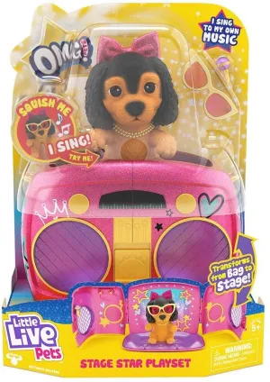Little Live Pets 26113 OMG Stage Star Playset