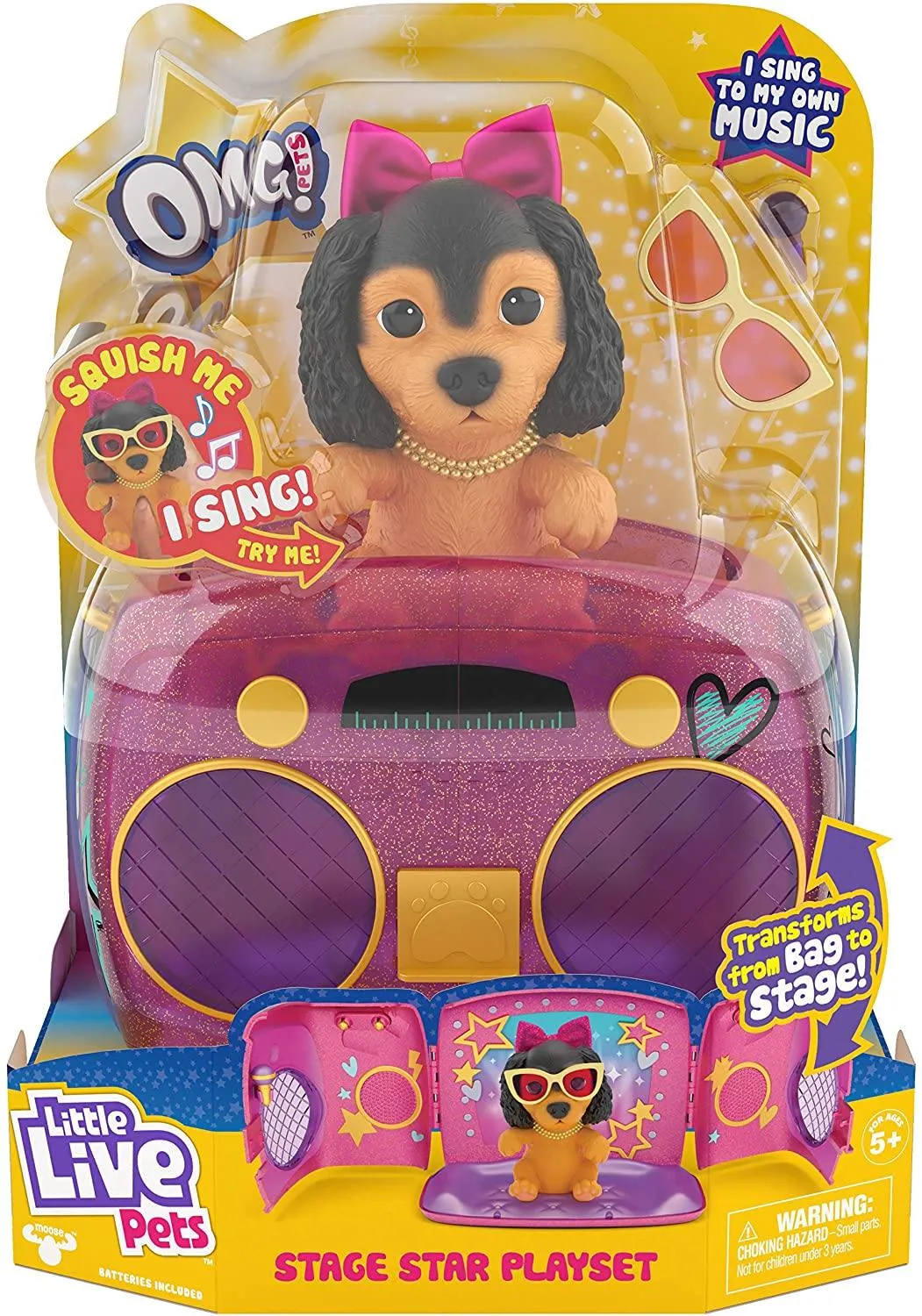 Little Live Pets 26113 OMG Stage Star Playset