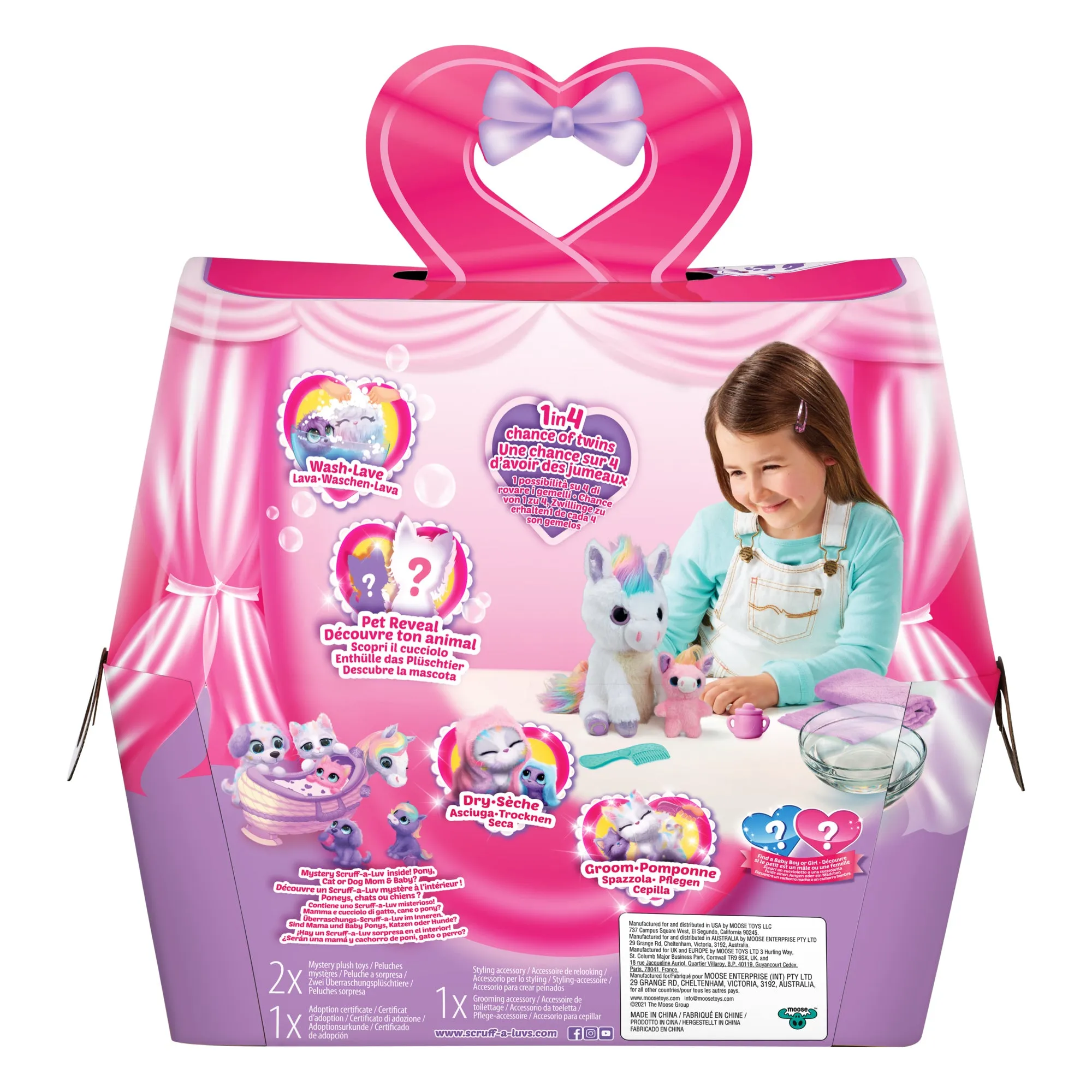 Little Live Pets Scruff A Luvs Mom And Baby Assorted Styles