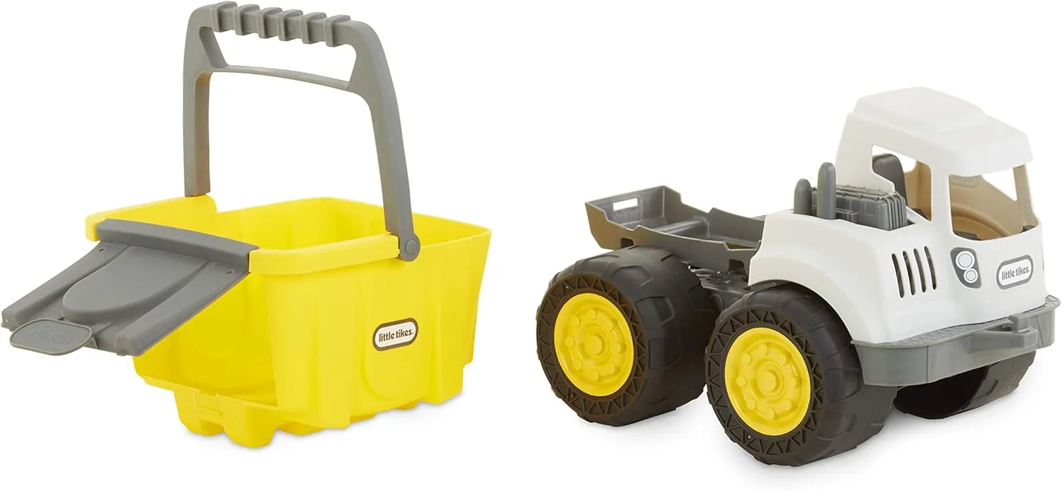 Little Tikes Dirt Diggers 2-in-1 Dump Truck - Rugged Indoor & Outdoor Toy for Ages 2 