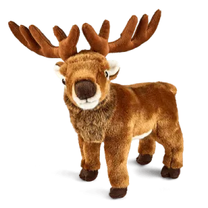 LIVING NATURE Red Deer Stag 25cm Plush