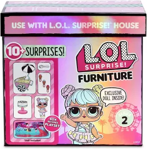 L.O.L. Surprise! 564911E7C Furniture Ice Cream Pop Bon & 10  Surprises