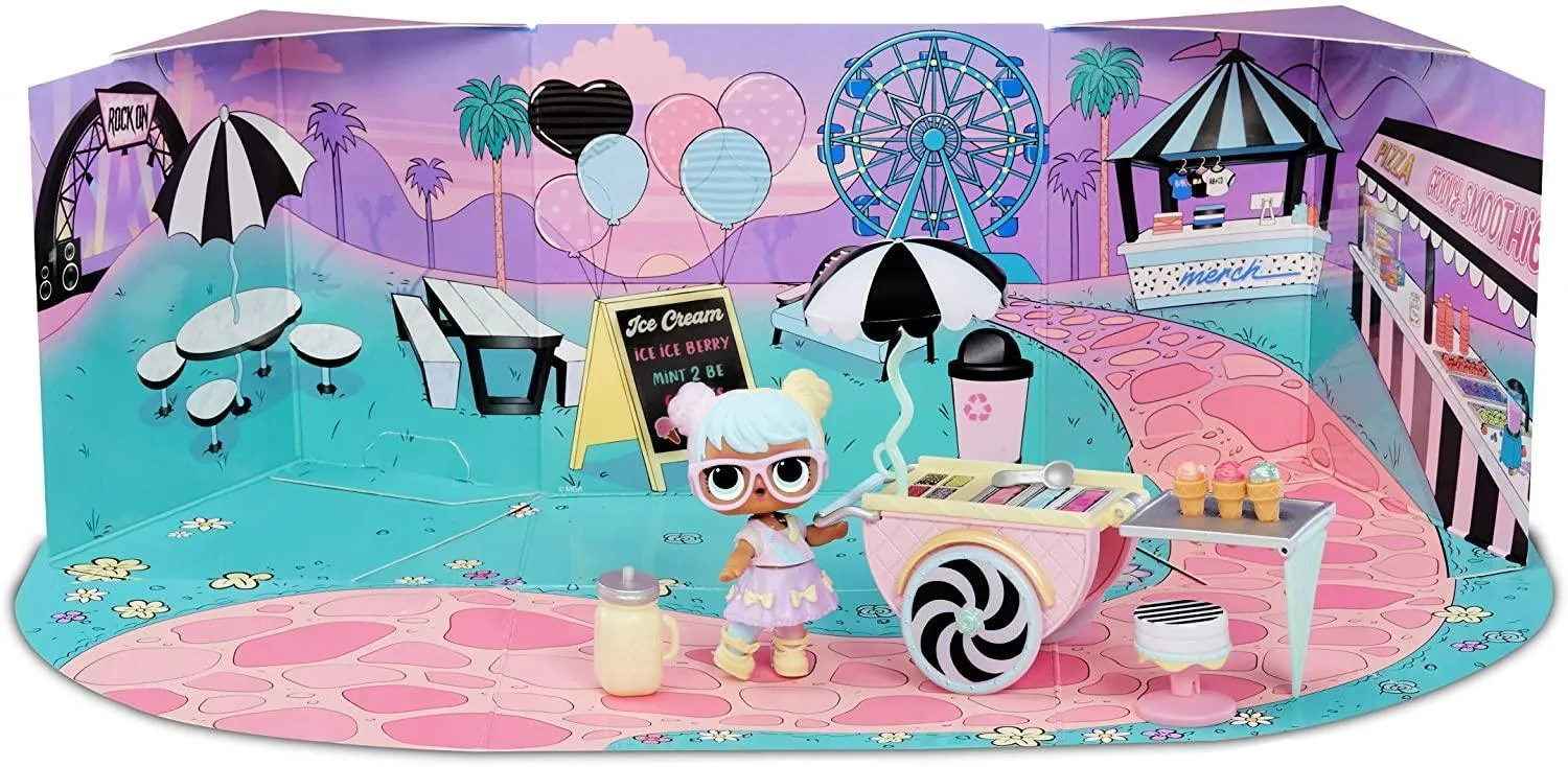 L.O.L. Surprise! 564911E7C Furniture Ice Cream Pop Bon & 10  Surprises