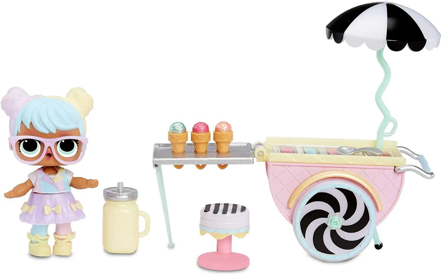 L.O.L. Surprise! 564911E7C Furniture Ice Cream Pop Bon & 10  Surprises