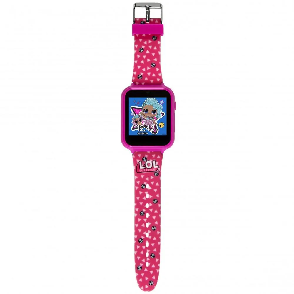 L.O.L Surprise Kids Pink Silicone Strap Touch Screen Smart Watch
