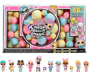 L.O.L. Surprise! Mega Ball Magic Pack with 60  Surprises