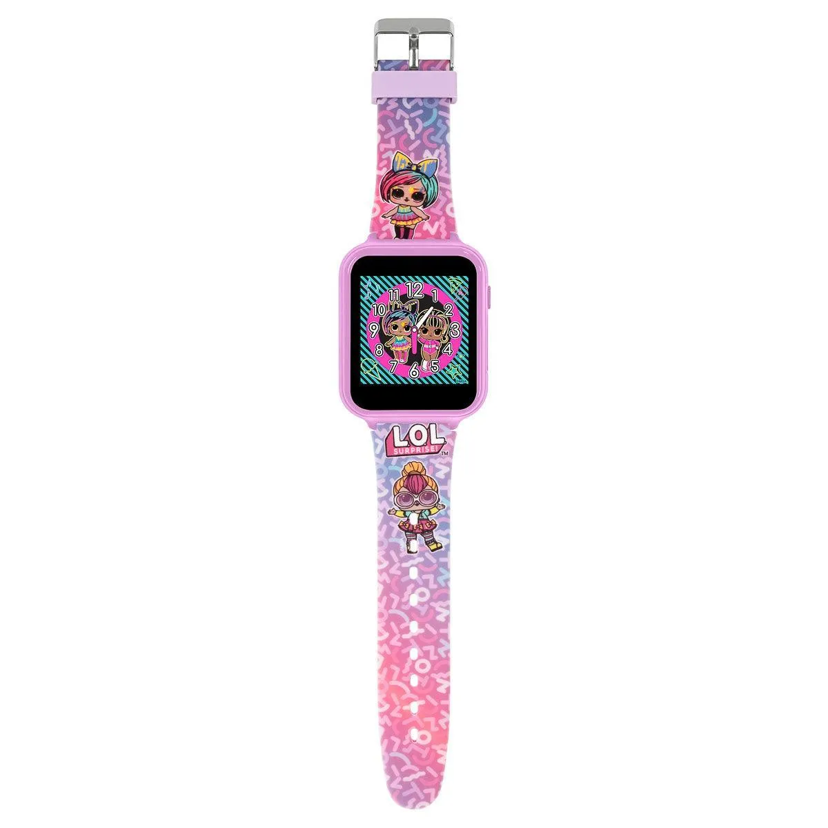 LOL Surprise Purple Silicone Strap Watch Set with Headphone