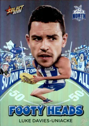 Luke Davies-Uniacke, FH67, Footy Heads, 2025 Select AFL Footy Stars