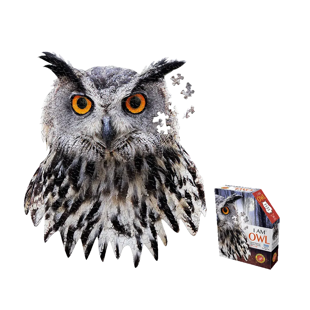 Madd Capp I AM OWL Unique-Shaped Jigsaw Puzzle - 300 pc