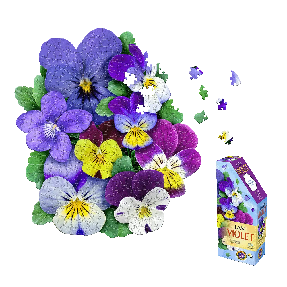Madd Capp I AM Violet Floral Jigsaw Puzzle - 350 pc