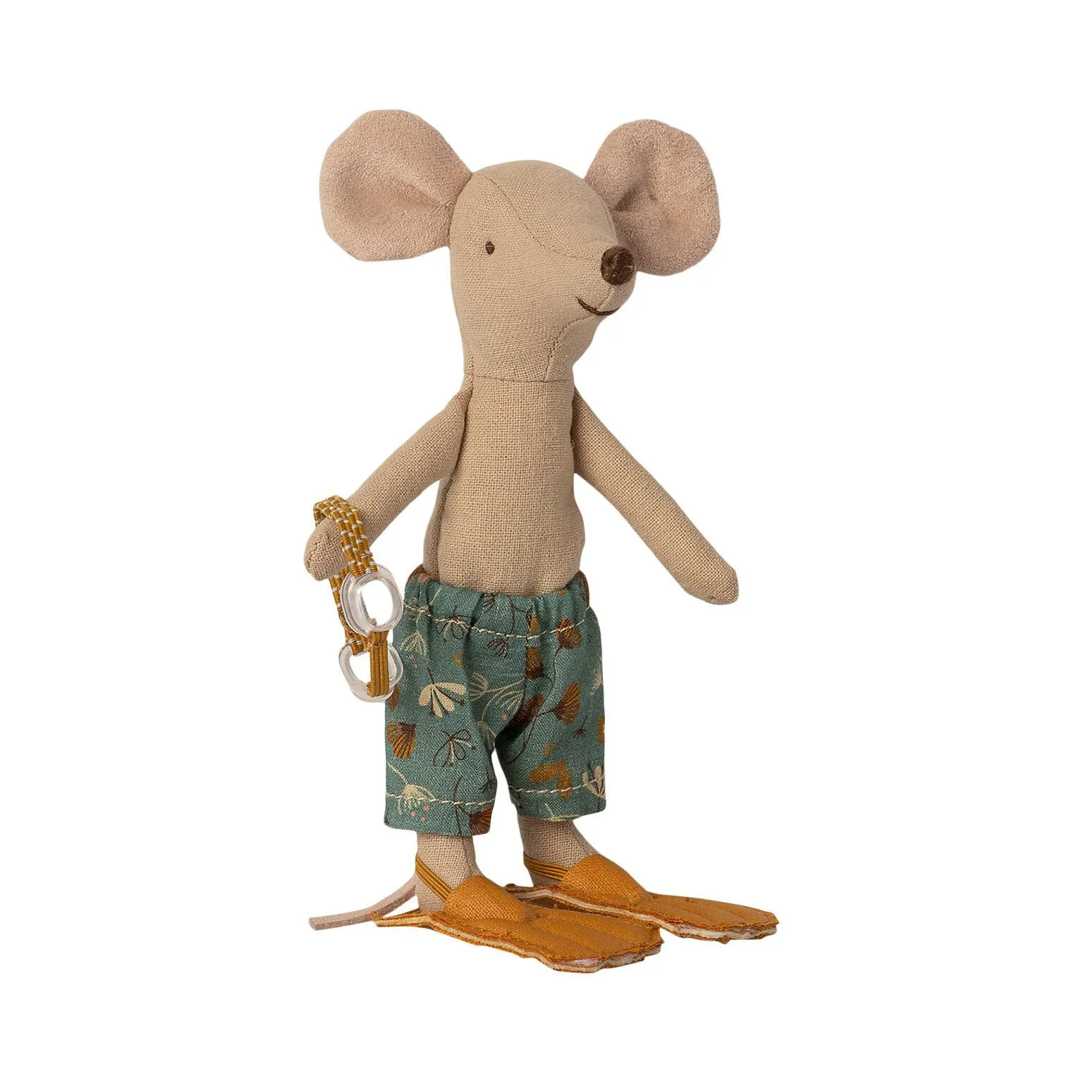 Maileg Beach Mice, Big Brother In Cabin De Plage