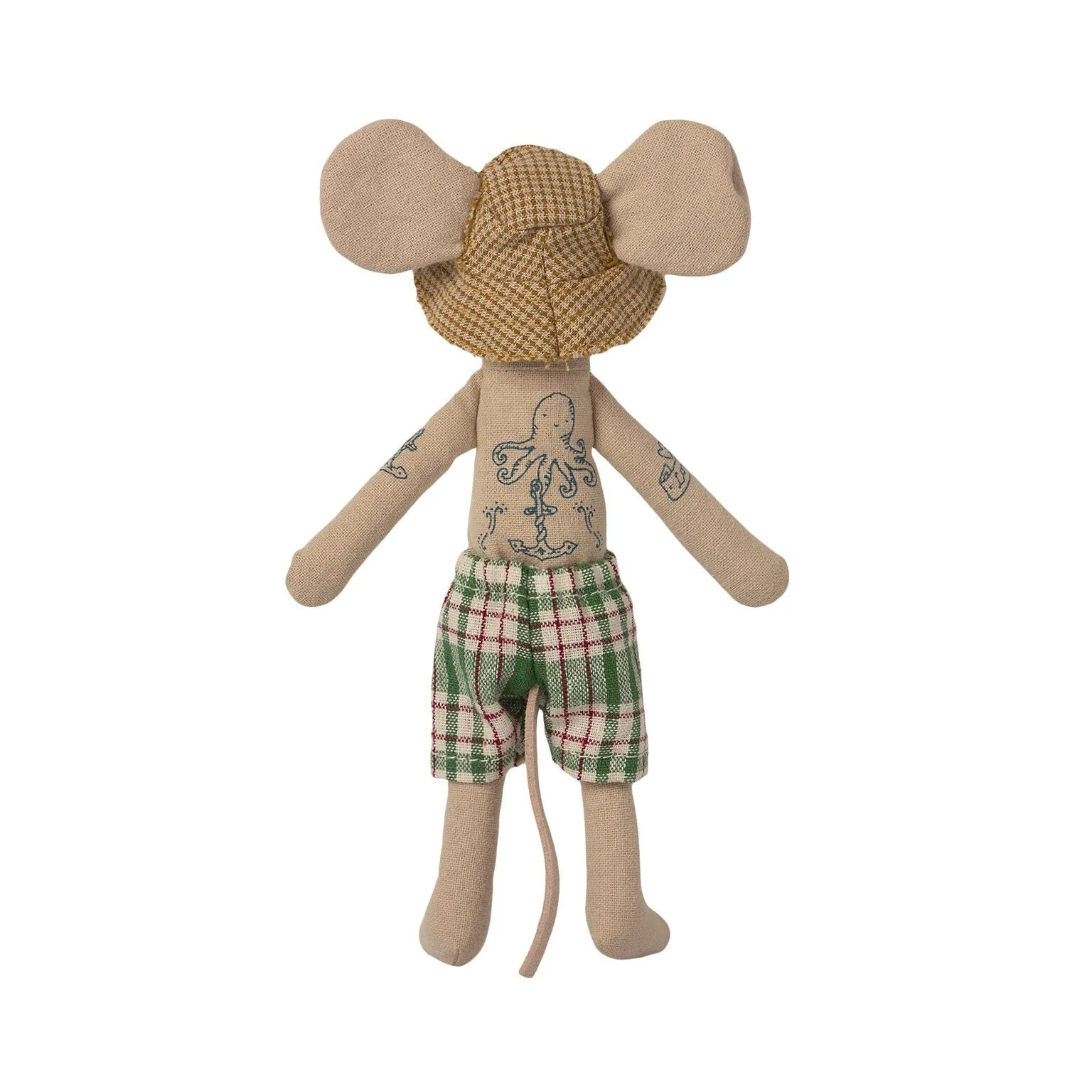Maileg Beach Mice, Dad In Cabin De Plage
