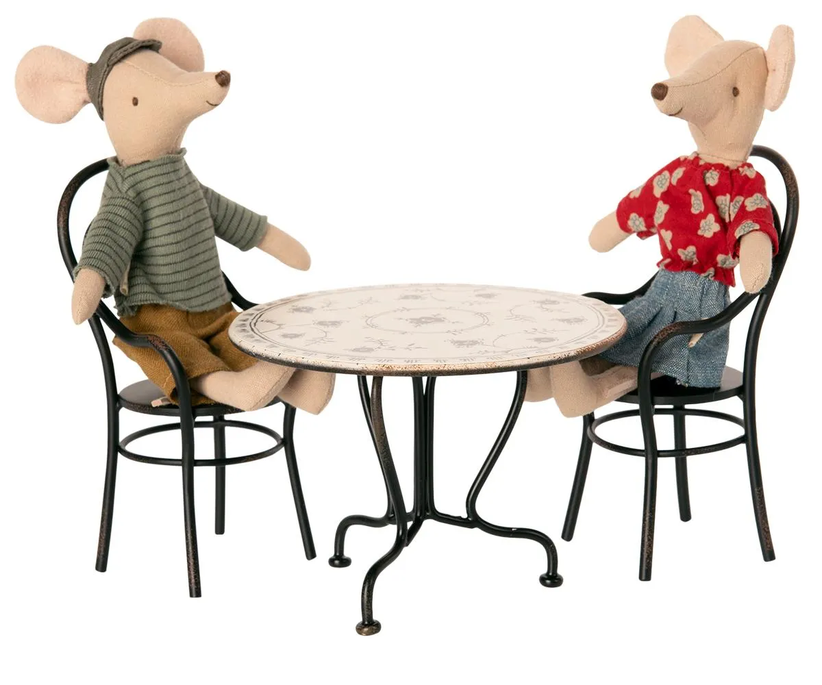 Maileg Bistro Table With Chairs Odin Parker