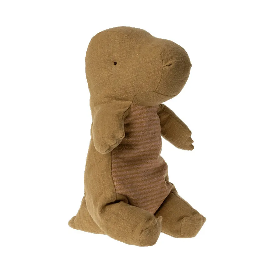 Maileg Gantosaurus in Egg, Medium - Dark Ocher