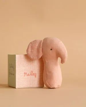 Maileg Lullaby Friend Rattles,  Elephant - Rose Odin Parker