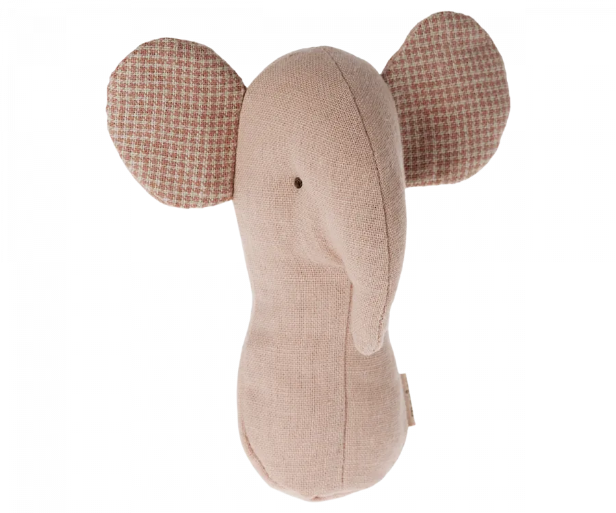 Maileg Lullaby Friend Rattles,  Elephant - Rose Odin Parker