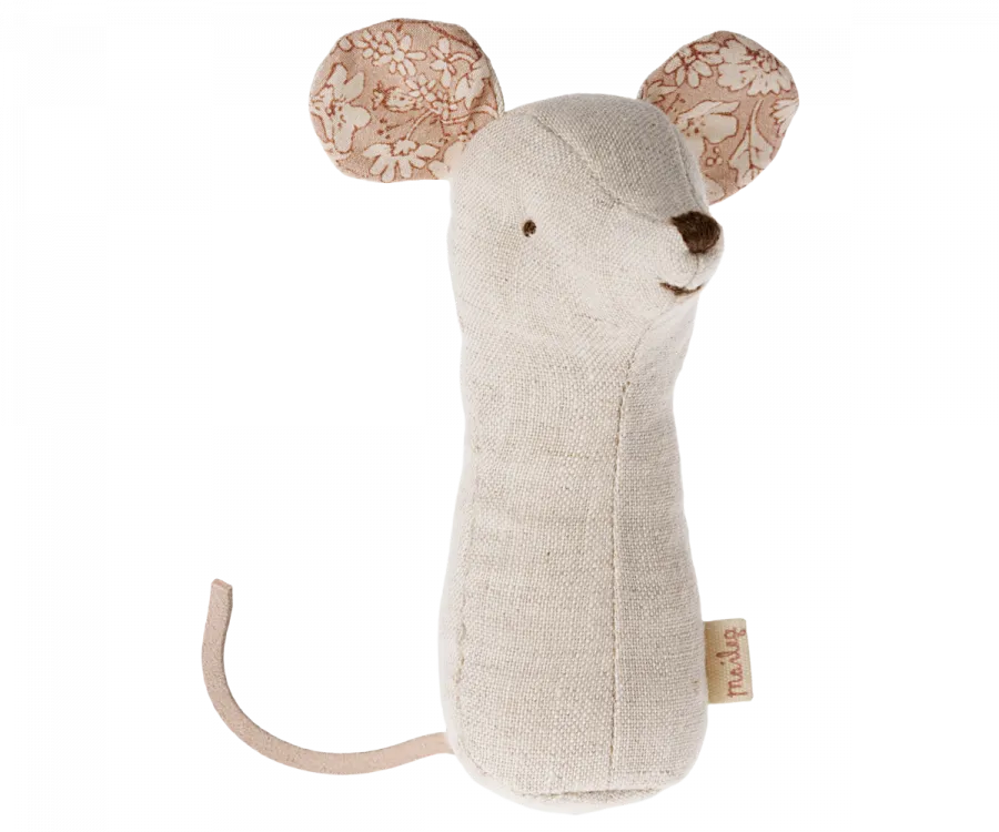 Maileg Lullaby Friend Rattles, Mouse -  Nature Odin Parker