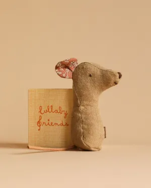 Maileg Lullaby Friend Rattles, Mouse Rattle - Light Umber Odin Parker