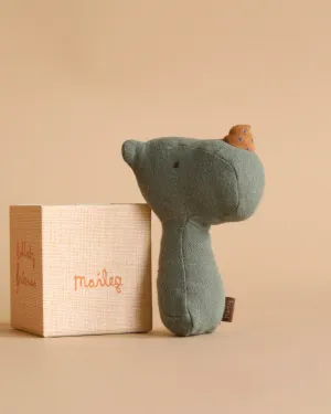 Maileg Lullaby Friend Rattles, Rhino - Pine Odin Parker