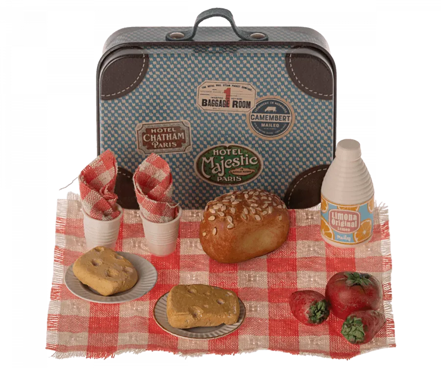 Maileg Picnic Set in Suitcase: LOW STOCK