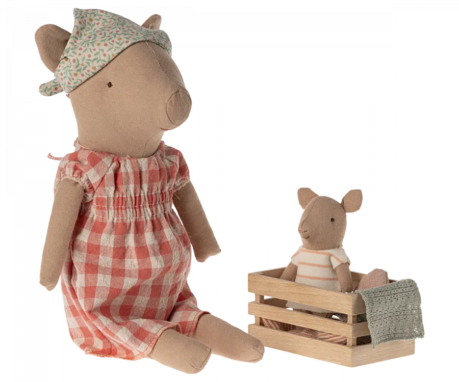 Maileg Pig - Girl Odin Parker