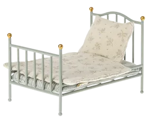 Maileg: Vintage bed, Mouse - Mint