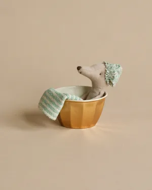 Maileg Wellness Mouse, Big Sister (Mint) Odin Parker