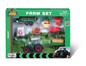 Maisto Mini Work Machines Farm Set Fendt
