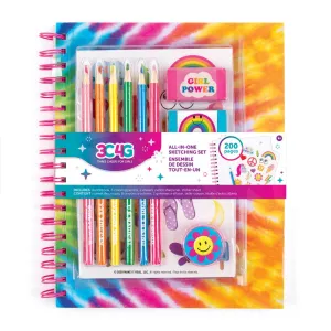 Make it Real 3C4G All in One Sketching Set Tie Dye