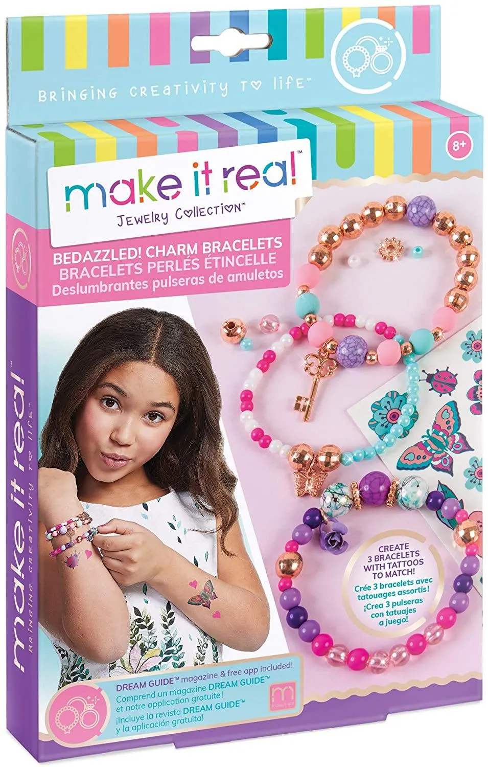 Make It Real Bedazzled! Charm Bracelets Blooming Creativity Diy Charm Bracelet