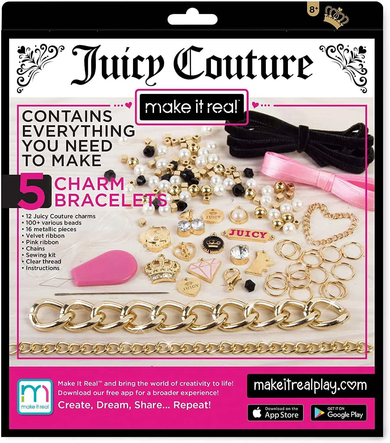 Make It Real Juicy Couture Chokers & Charms Diy Choker Jewelry Making Kit