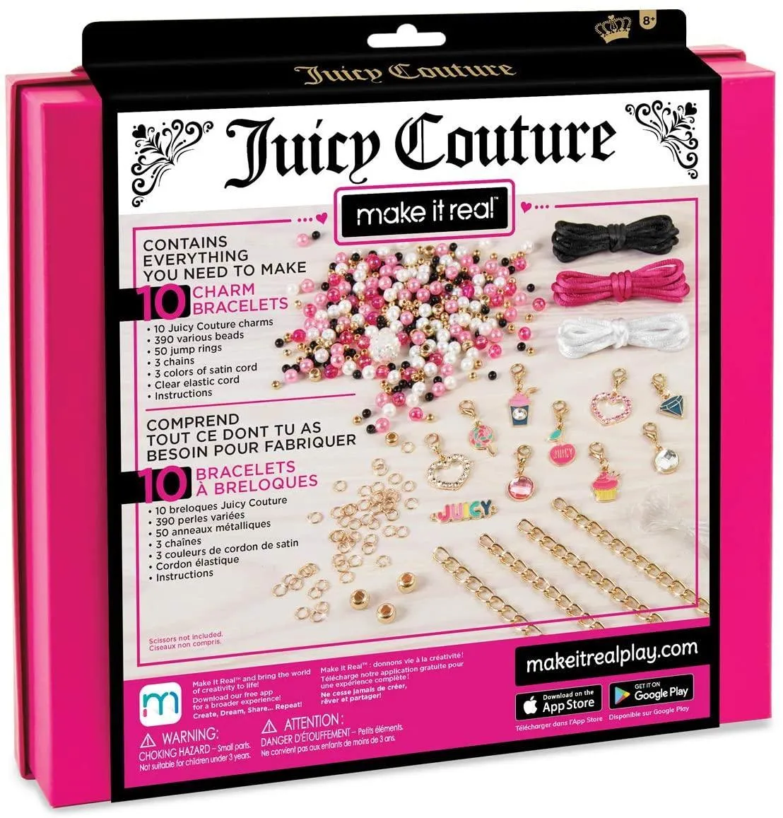 Make It Real Juicy Couture Jewellery Gorgeous Pink Bracelets
