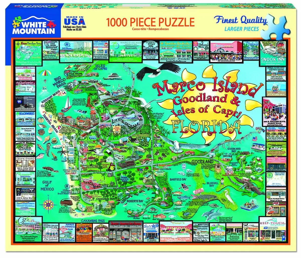 Marco Island, FL (1463pz) - 1000 Piece Jigsaw Puzzle White Mountain