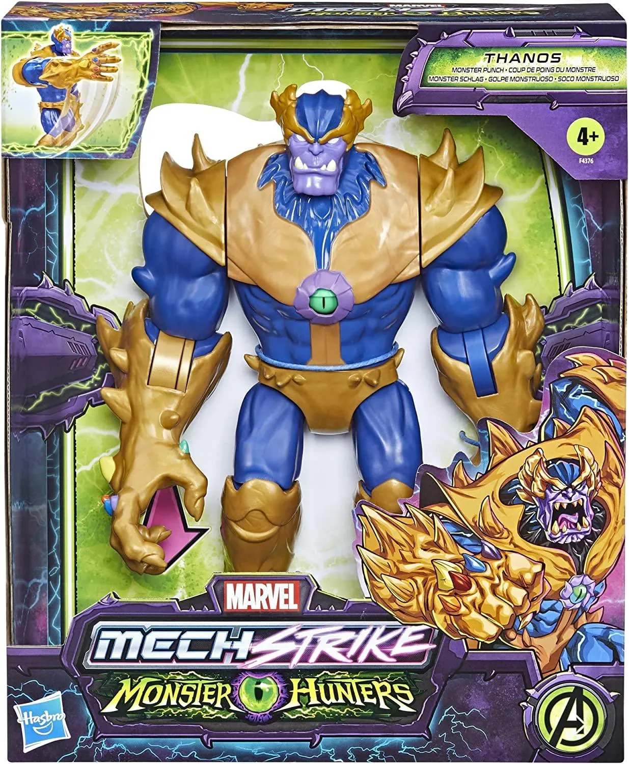 Marvel Avengers Mech Strike Monster Hunters Thanos 9-inch Action Figure