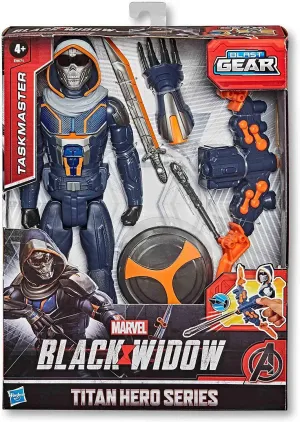 Marvel Black Widow Titan Hero Series Blast Gear Taskmaster Action Figure 30 cm