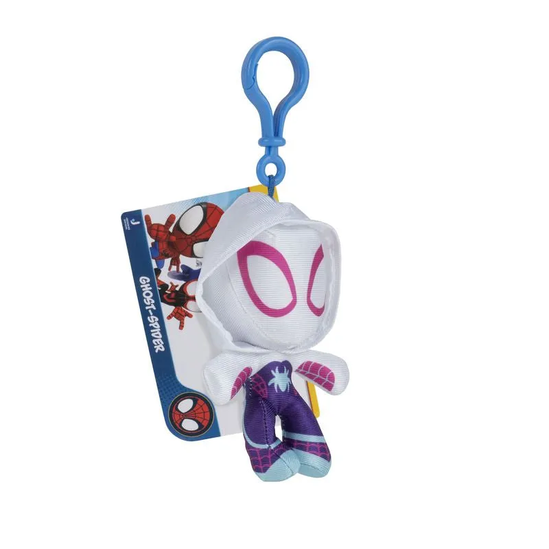 Marvel Spidey & His Amazing Friends Clip Plush Ghost-Spider