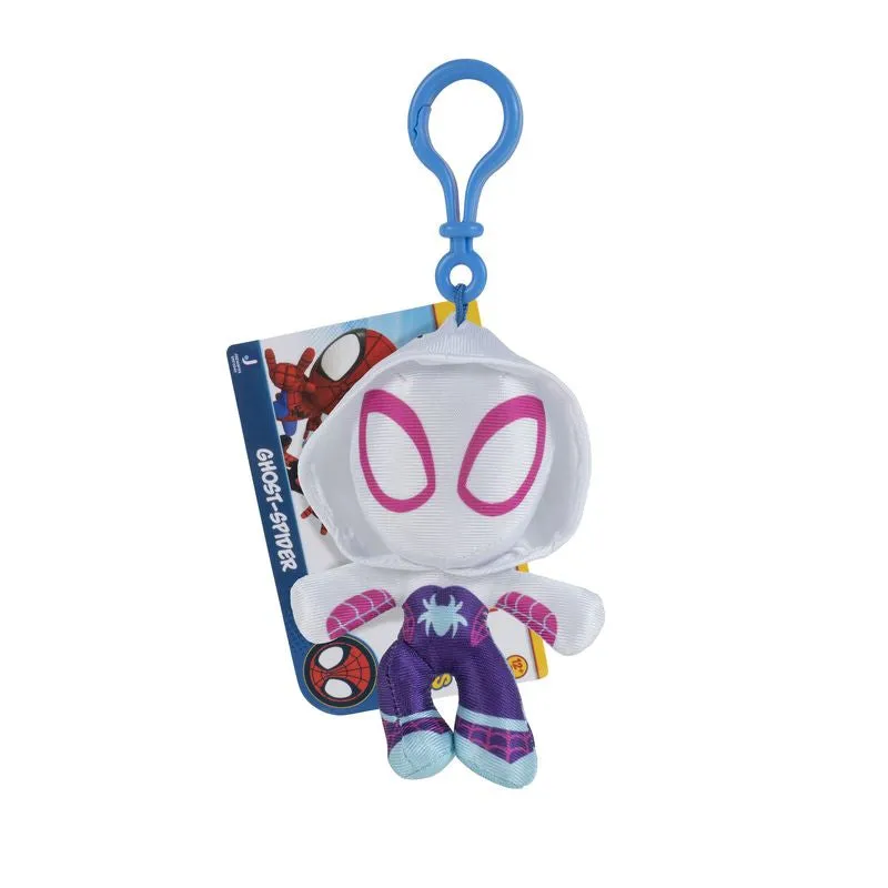 Marvel Spidey & His Amazing Friends Clip Plush Ghost-Spider